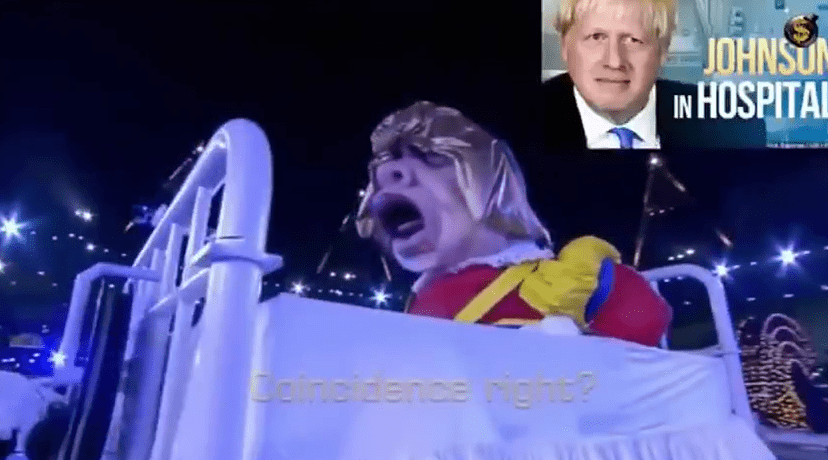 Ceremonia otwarcia Olimpiady 2012 w Londynie – zapowiedź Covid-19?