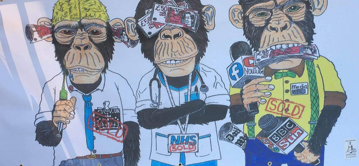 London demonstration against vaxxination, child trafficking and tyranny! For yours freedom and ours!