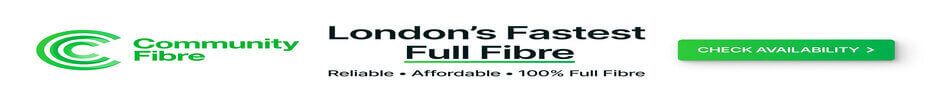 Community Fibre is London's largest 100% only full fibre network.