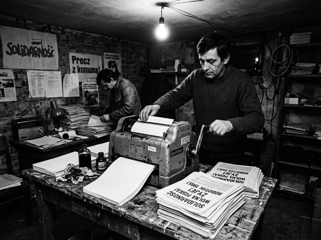 Drugi obieg wydawniczy KOR i Solidarności jako struktura równoległa