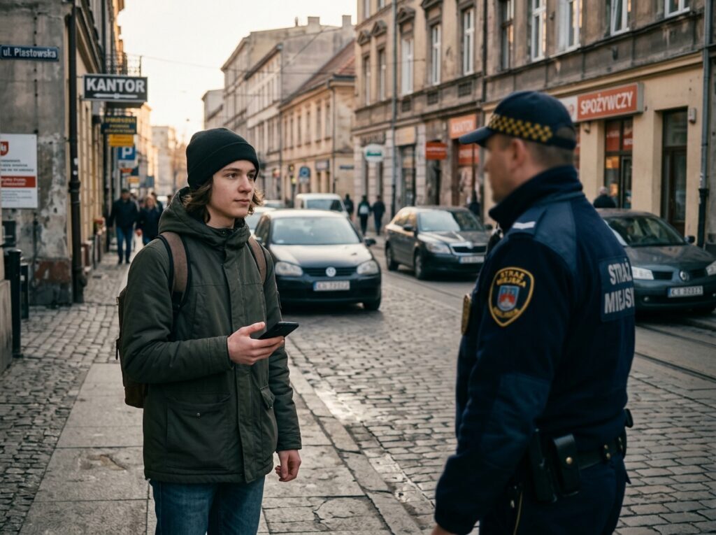obywatel odmawia przyjęcia mandatu za zakaz fotografowania